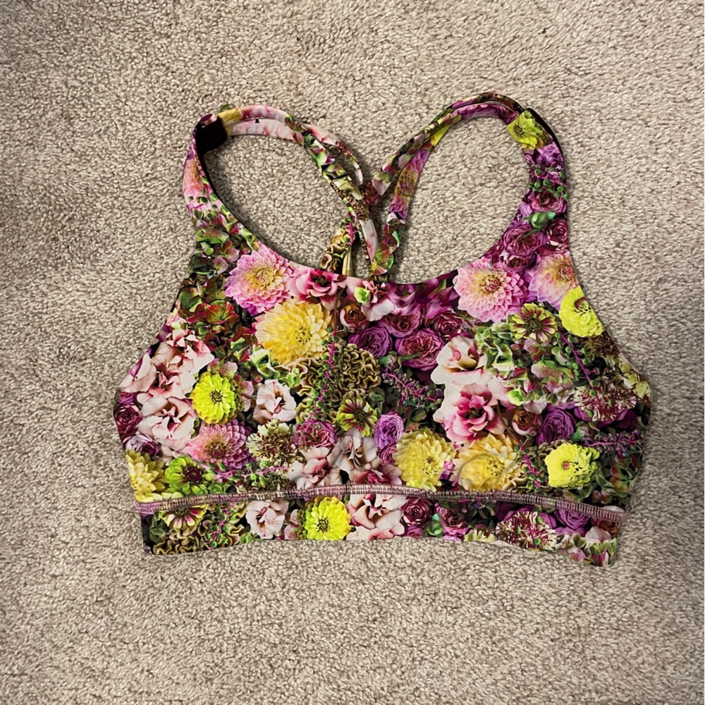 NWOT - Size 4 - lululemon Energy Bra Nulux Inflorescent